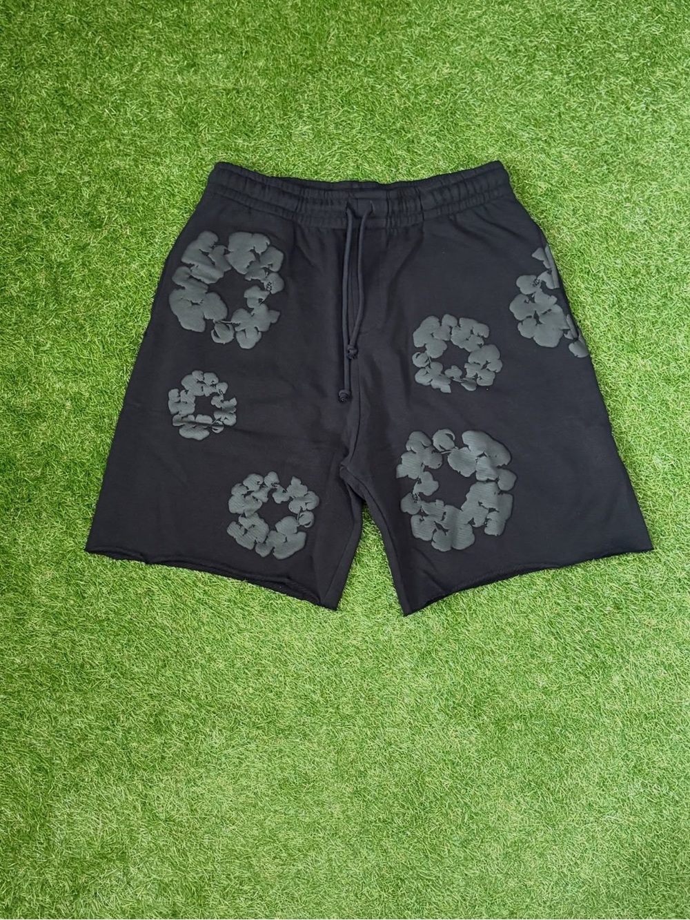 Black On Black Denim Tears Shorts